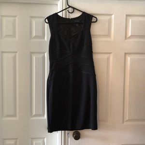 Black sheath dress